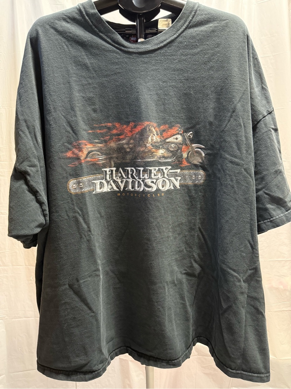 Harley Davidson 5XL USA Made Wolf Graphic Daytona Beach Double Sided Tee